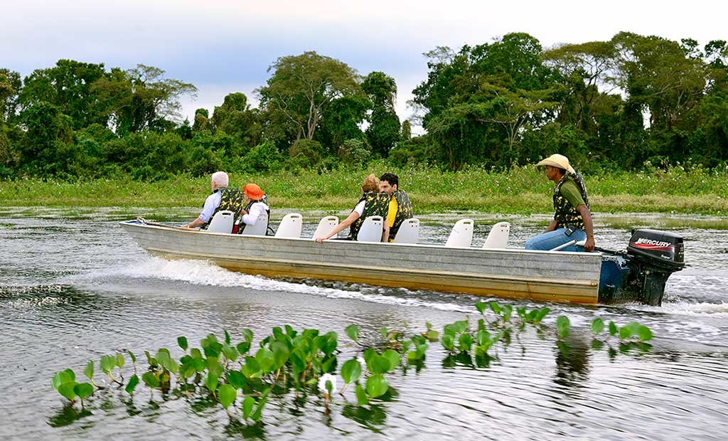 Boat tour of the Pantanal