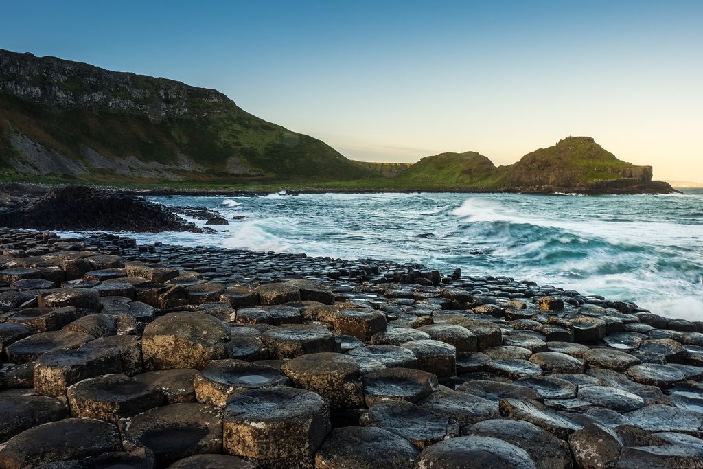 The basalt columns of Giant's Causeway.