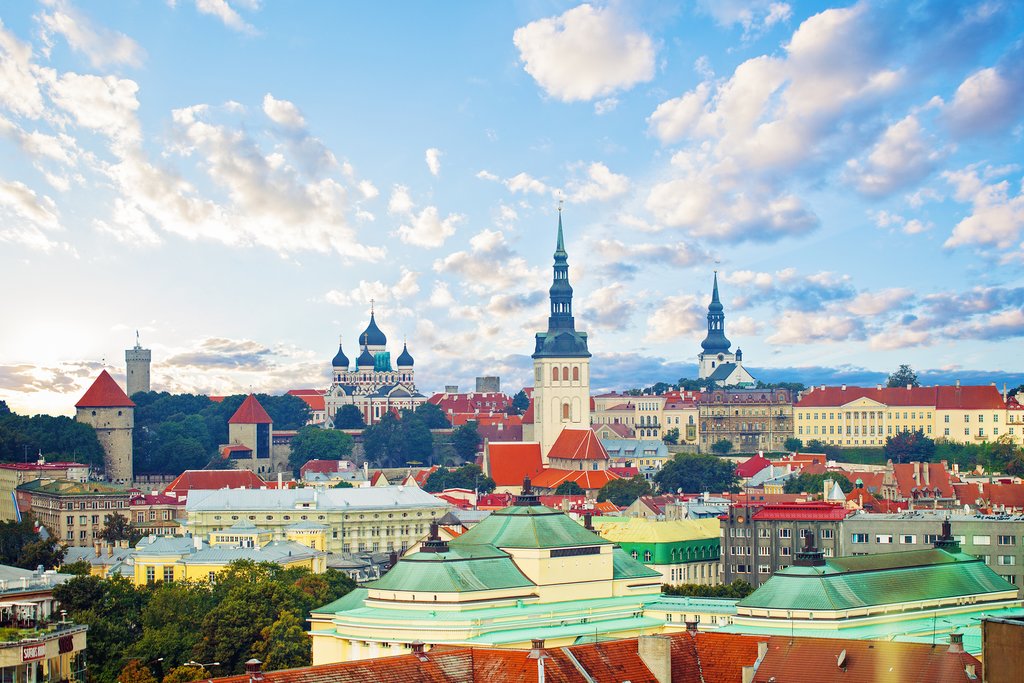 The Tallinn skyline