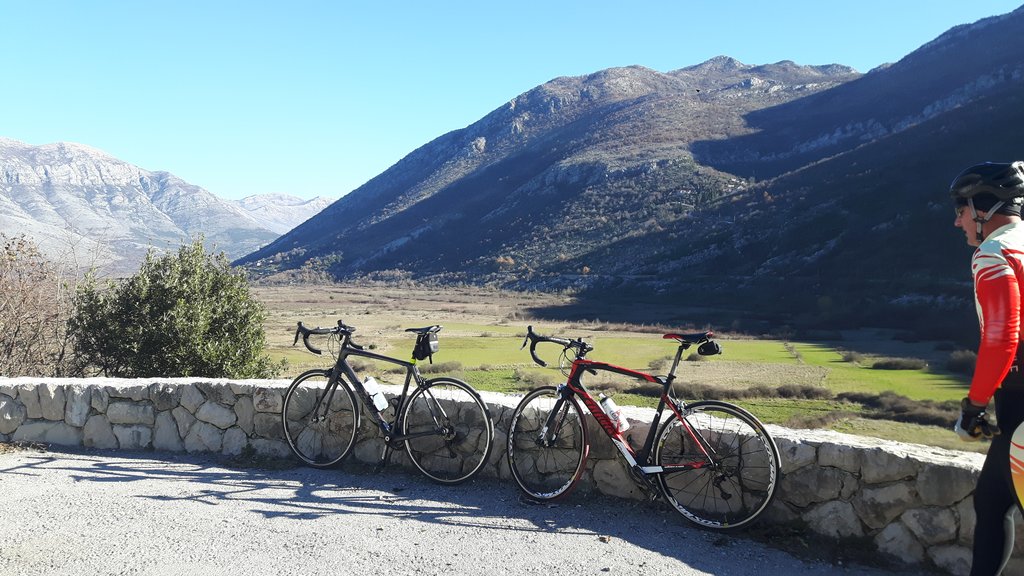 Ciro bike route on the way to Mostar