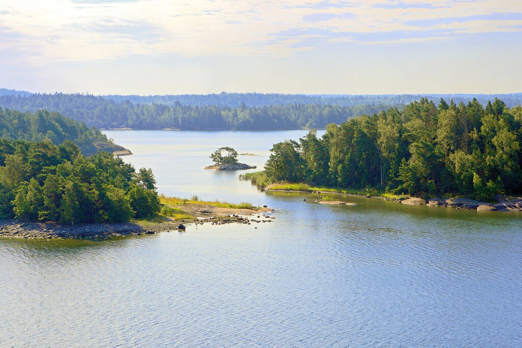 Evening view of Turku Archipelago, Finland