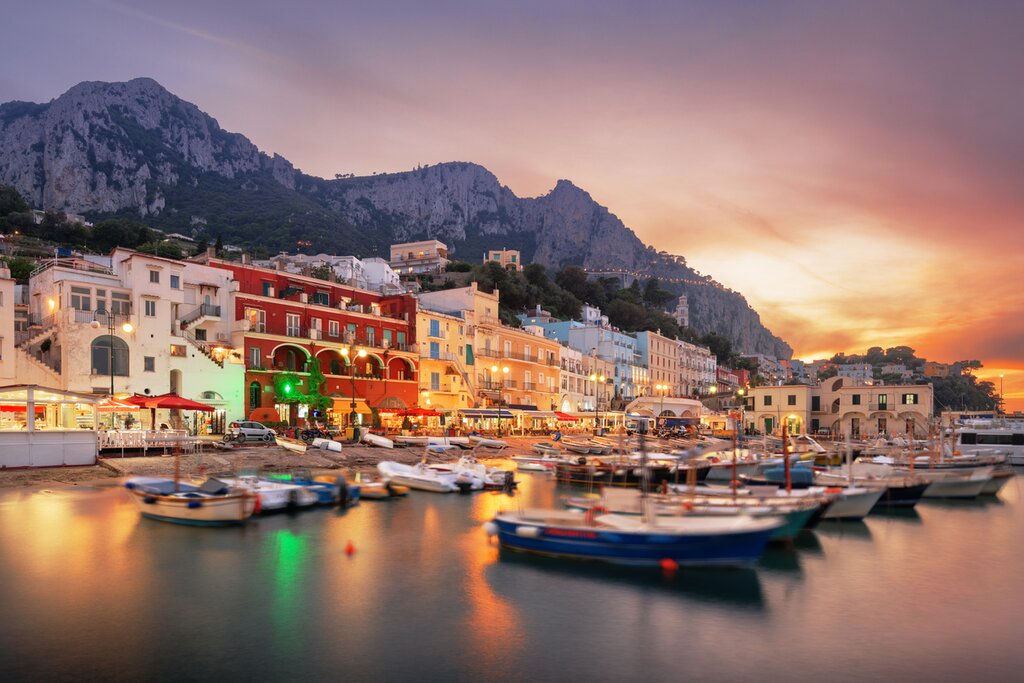 Capri at twilight