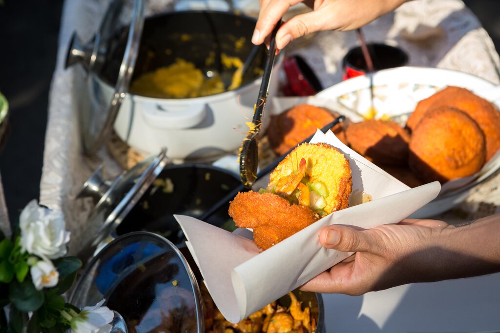 Acarajé, a traditional street food of Salvador