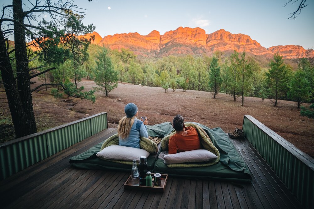 Rough it in style at luxury bush camps in the Flinders Ranges (photo courtesy of Arkaba)