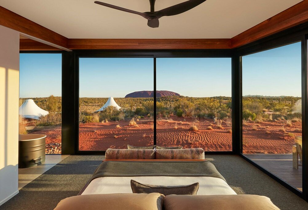 Your outback adventure in a luxury camp is bookended by stays in Sydney and Melbourne (photo courtesy of Longitude 131˚)
