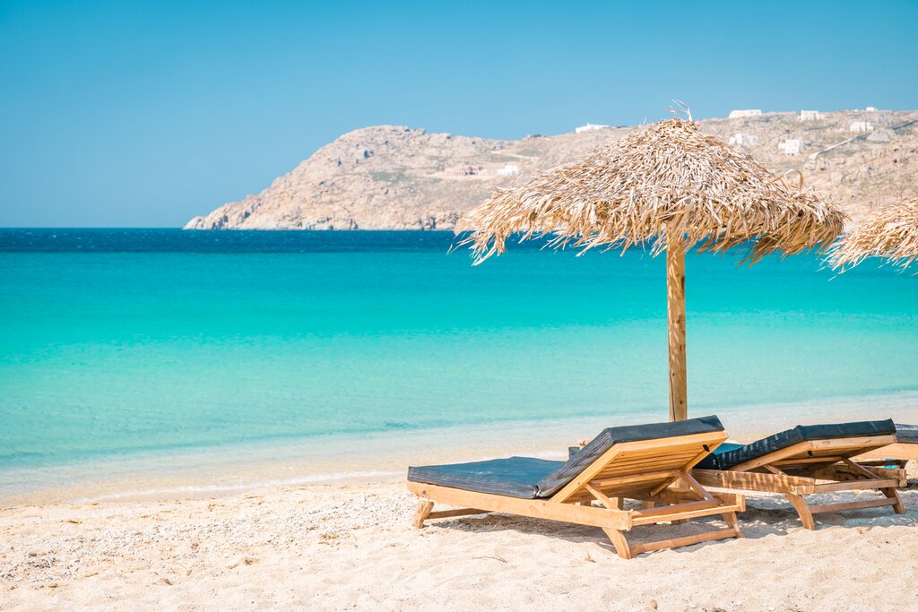 Step onto some of Mykonos' best beaches on today's tour