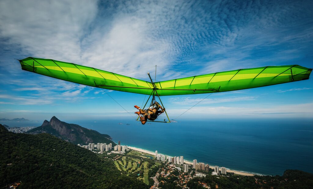 Hang gliding in Rio de Janeiro