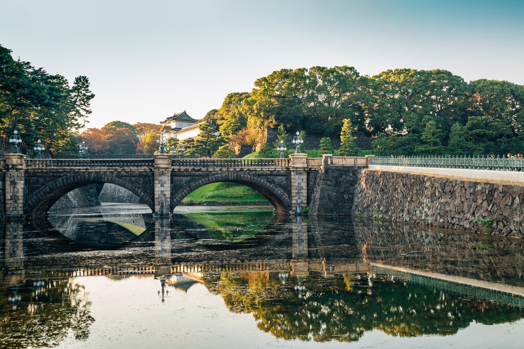 Enter the East Gardens of the Imperial Palace in Tokyo to explore the only part of the temple complex open to visitors