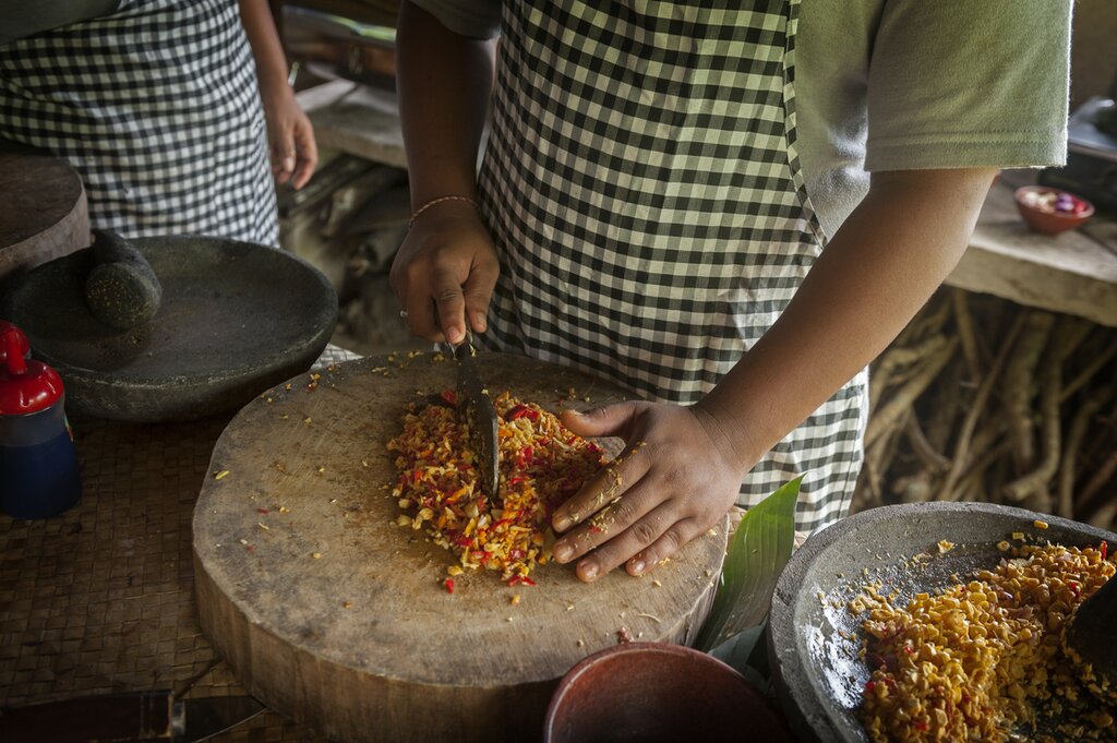Learn how to cook traditional Balinese food in a cooking class