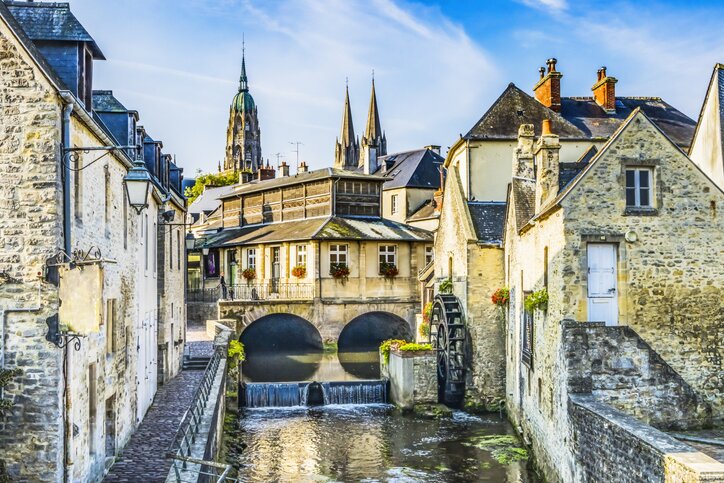 The channel in Bayeux
