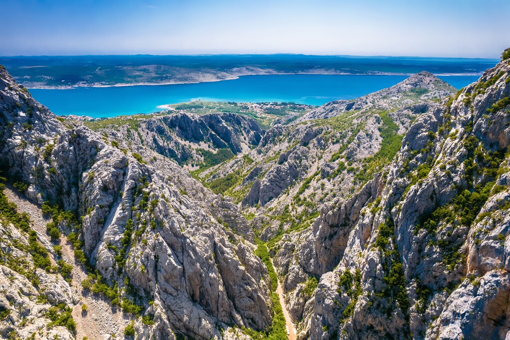Rugged mountains of Paklenica National Park