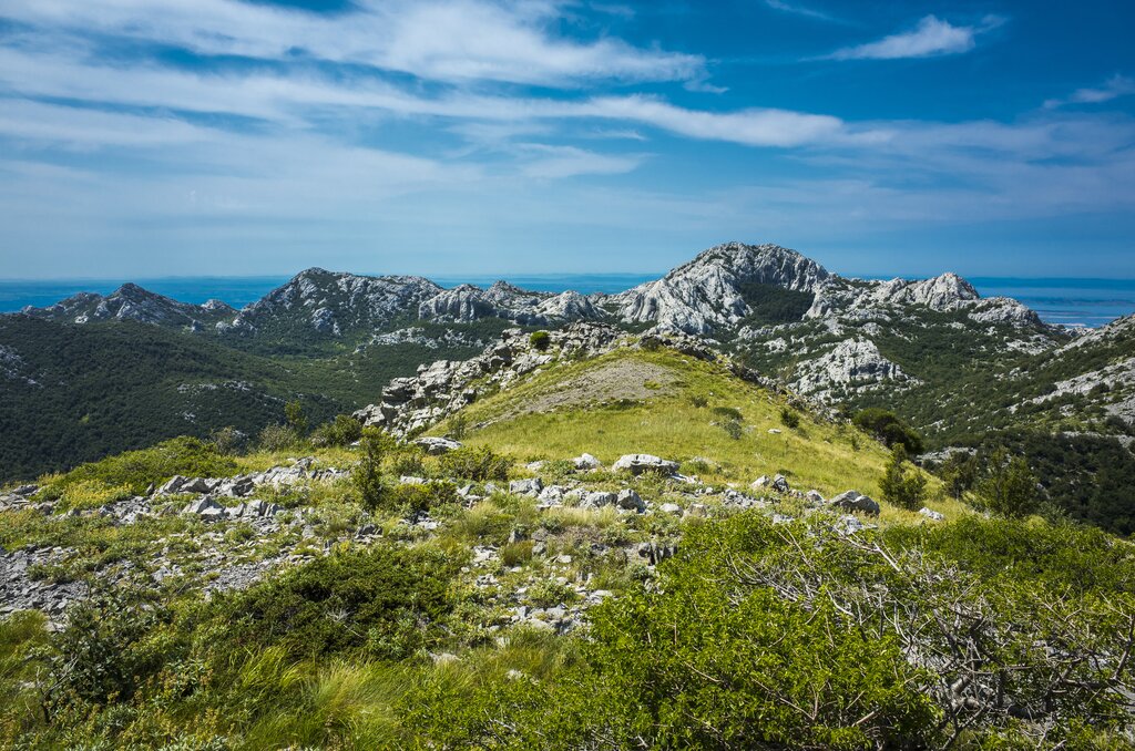 Rugged mountains of Paklenica National Park