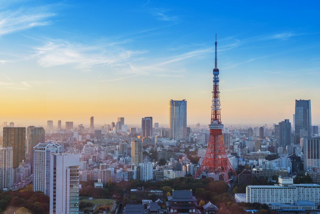 View Across the Sensoji Temple, Tokyo