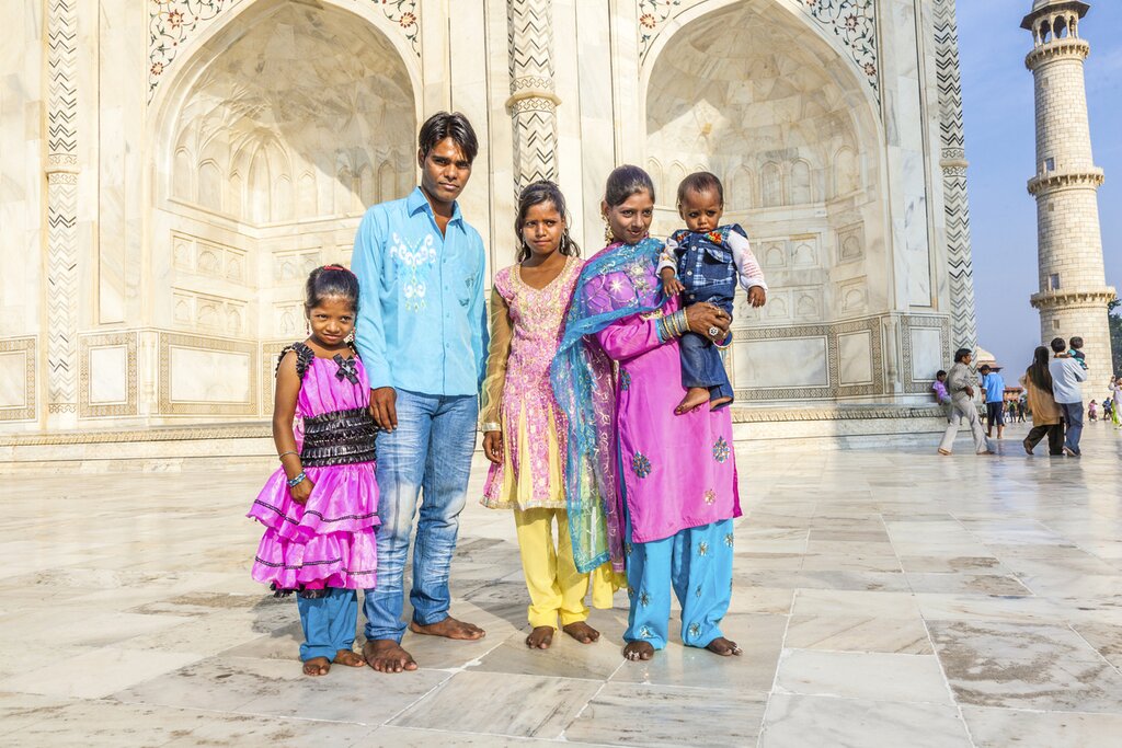 The impressive Taj Mahal