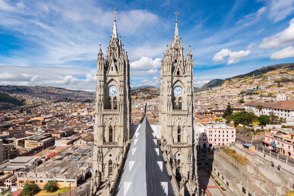 Transfer to San Cristobal airport for a flight back to Quito