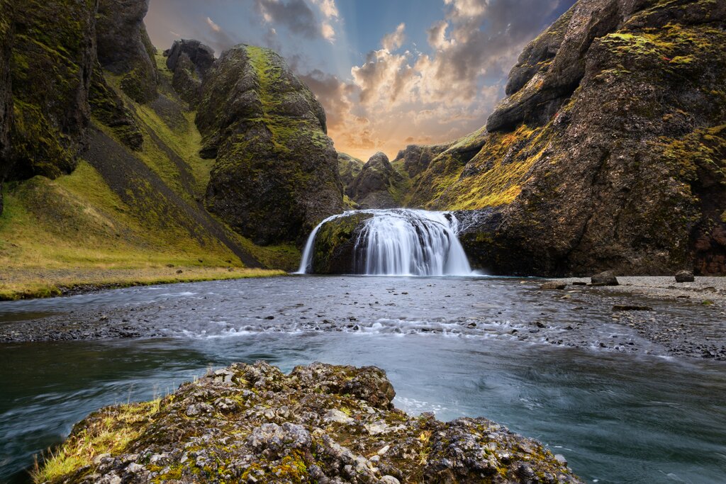 South Iceland's stunning scenery and waterfalls