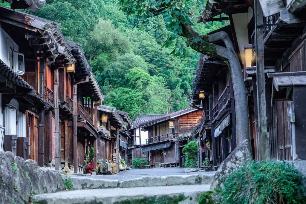 Hike a portion of the 330-mile long Nakasendo Trail which includes a stop in Narai