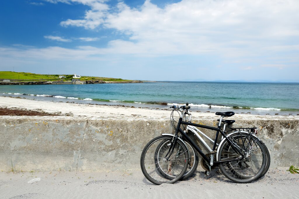 Cycle around the rugged coastline of Ireland's Aran Islands
