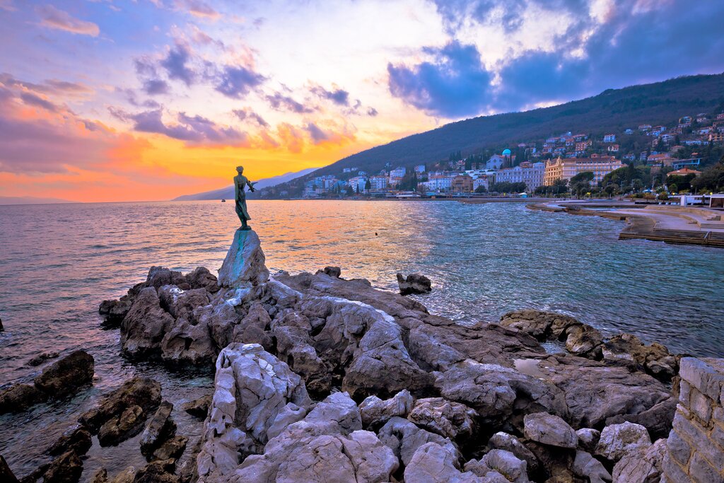 Get a taste of Istria's Venetian influences in coastal Opatija
