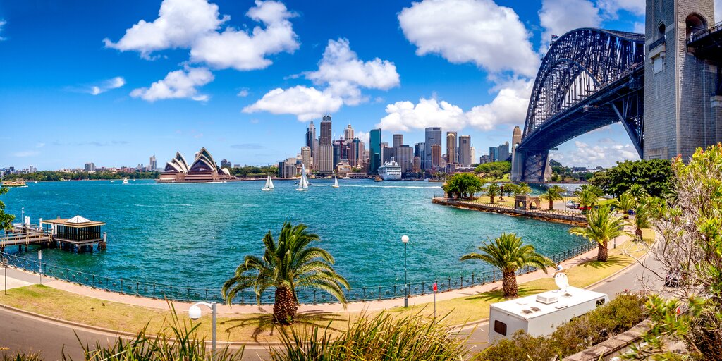 View of Sydney skyline