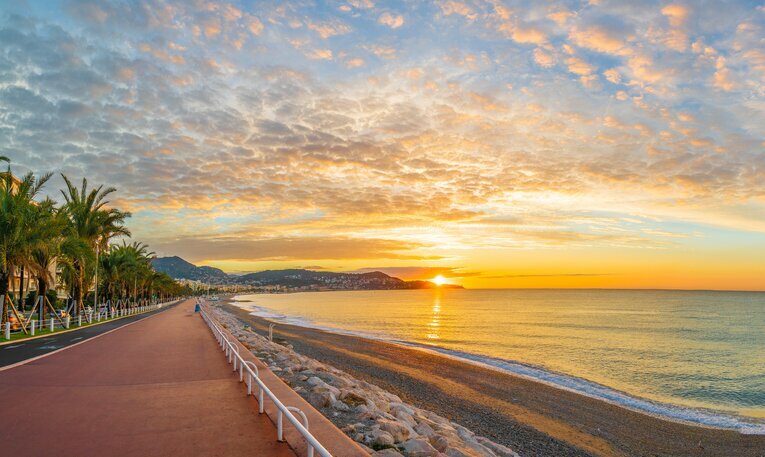 The promenades of Nice on a French Riviera road trip