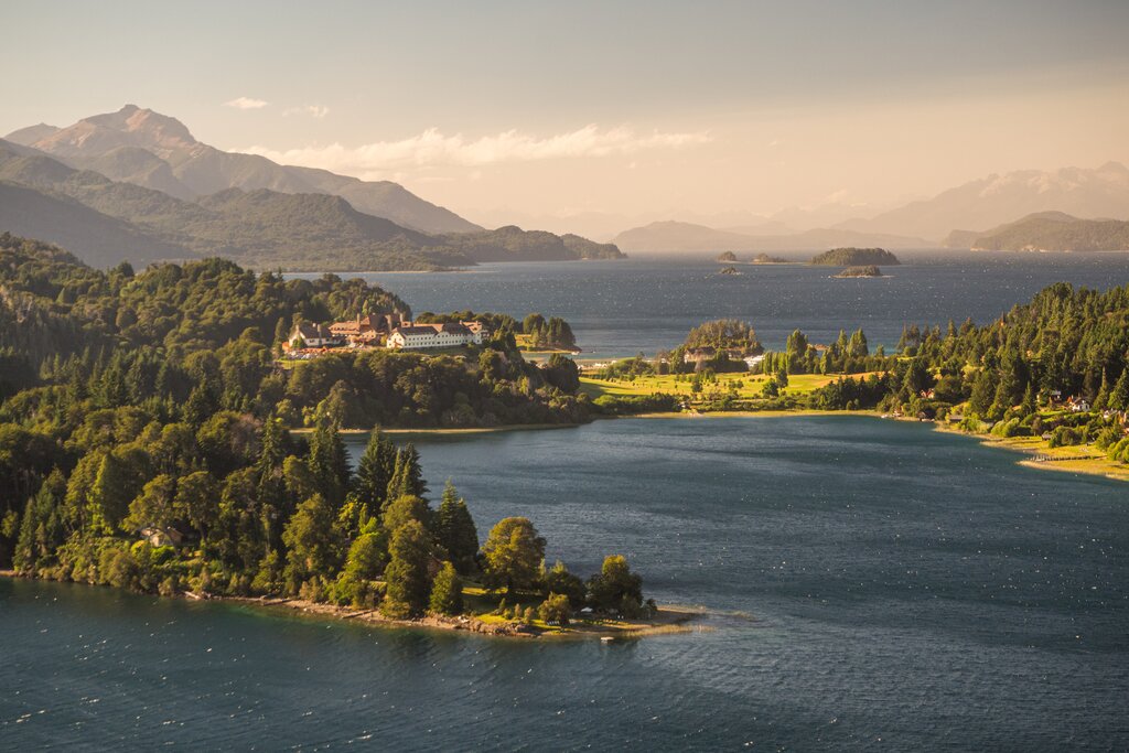 The historic Hotel Llao Llao sits overlooking Lago Nauel Huapi in Argentina's Lake District
