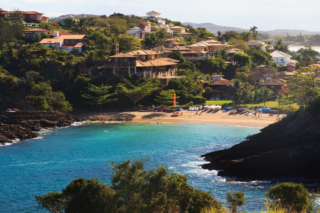 Explore the beaches of Búzios and take a boat tour of nearby islands