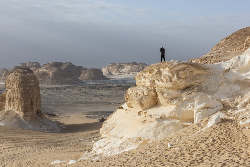 Overnight in White Desert and Bahariya Oasis.