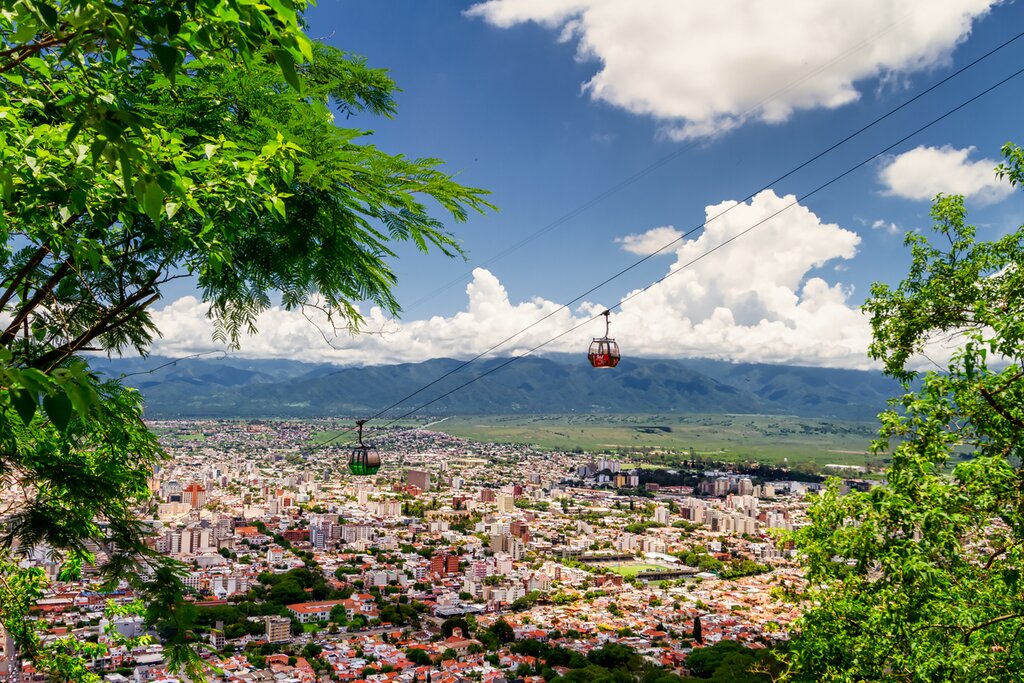 A scenic road in Salta