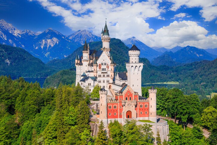 Visit Bavaria's famous Neuschwanstein Castle