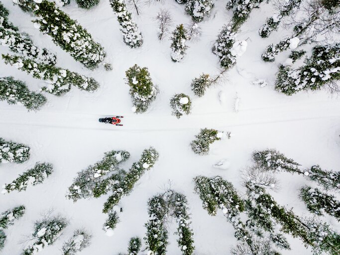 Northern Lights Safari by Electric Snowmobiles