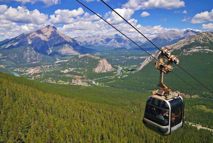 Don't miss a ride on the scenic Banff Gondola