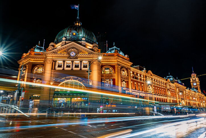 Melbourne's riverfront