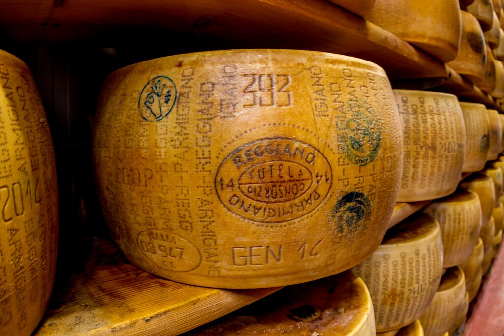The Emilia Romagna region is famous for its parmigiano reggiano