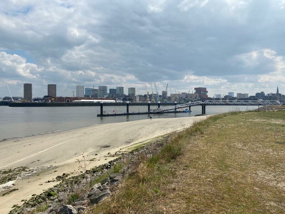 Visit Antwerp's Sint Anna Beach by Waterbus