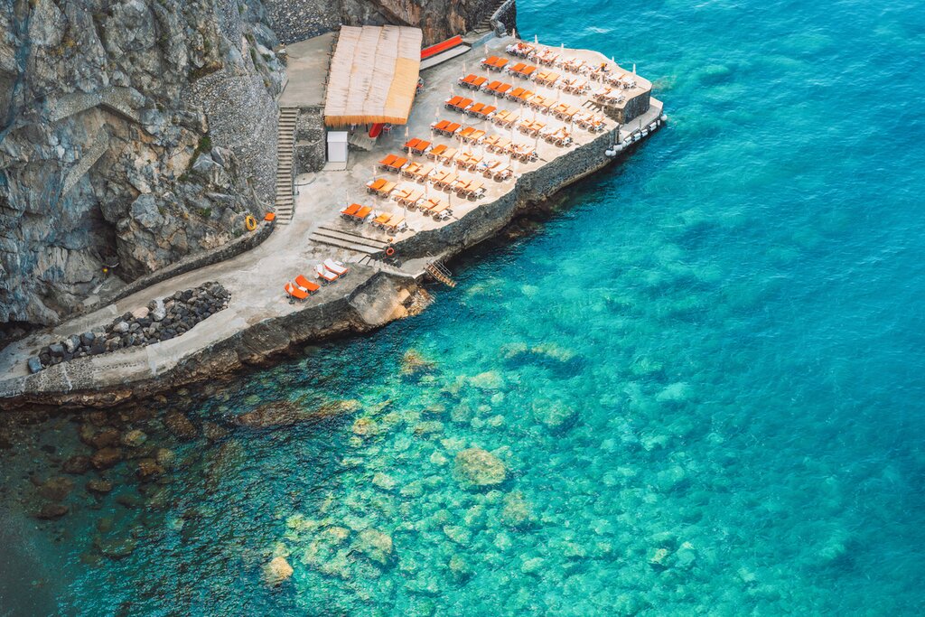 Relax and savor the sea views on the enchanting Amalfi Coast