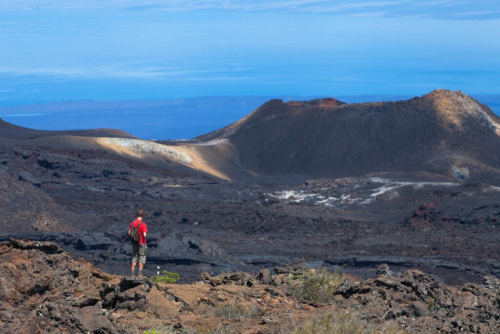Hiking the Sierra Negra Volcano
