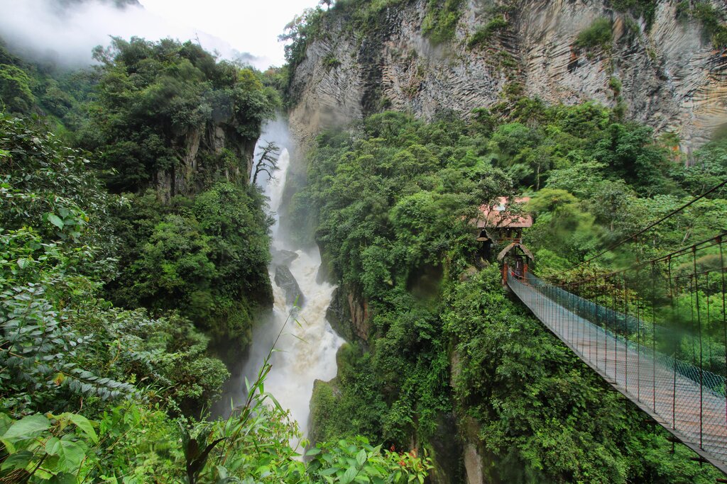 Enjoy the amazing sight of the waterfall