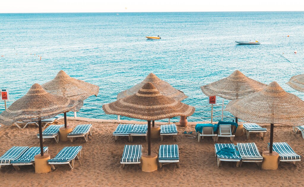 You'll have plenty of opportunities for beach time during your three nights in the Red Sea resort of Sharm el-Sheikh
