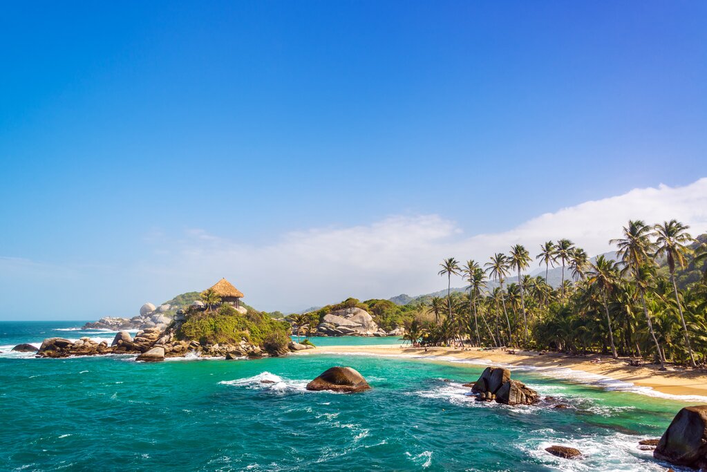 Sunset in Tayrona