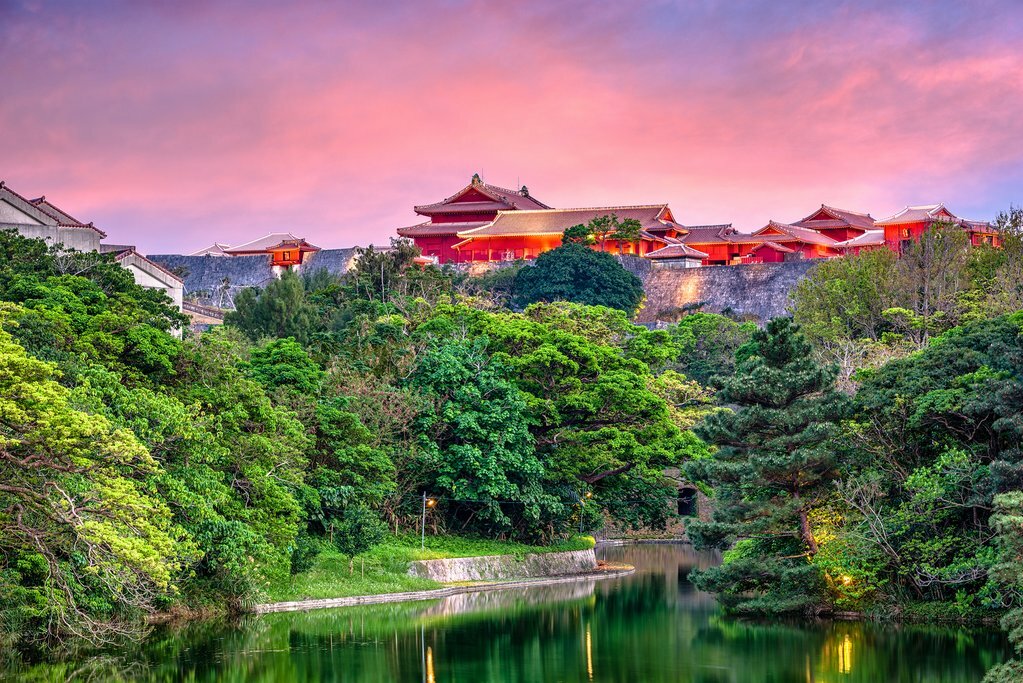 The grounds of Shuri Castle