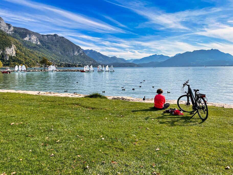 Along Lake Annecy