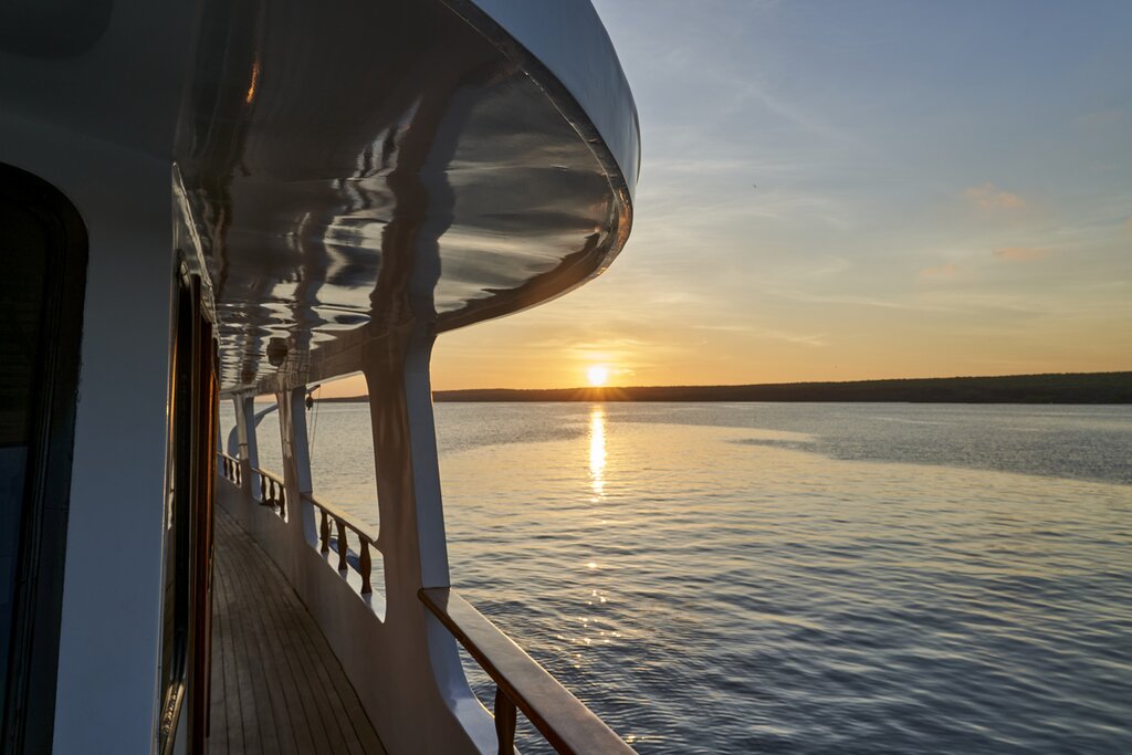 Focus on smaller, lesser-visited islands like Genovesa and Plaza Sur on this luxury cruise around the Galápagos