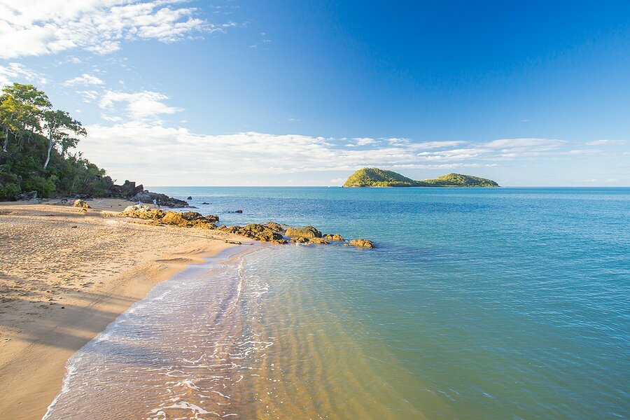 A beach paradise at Palm Cove near Cairns