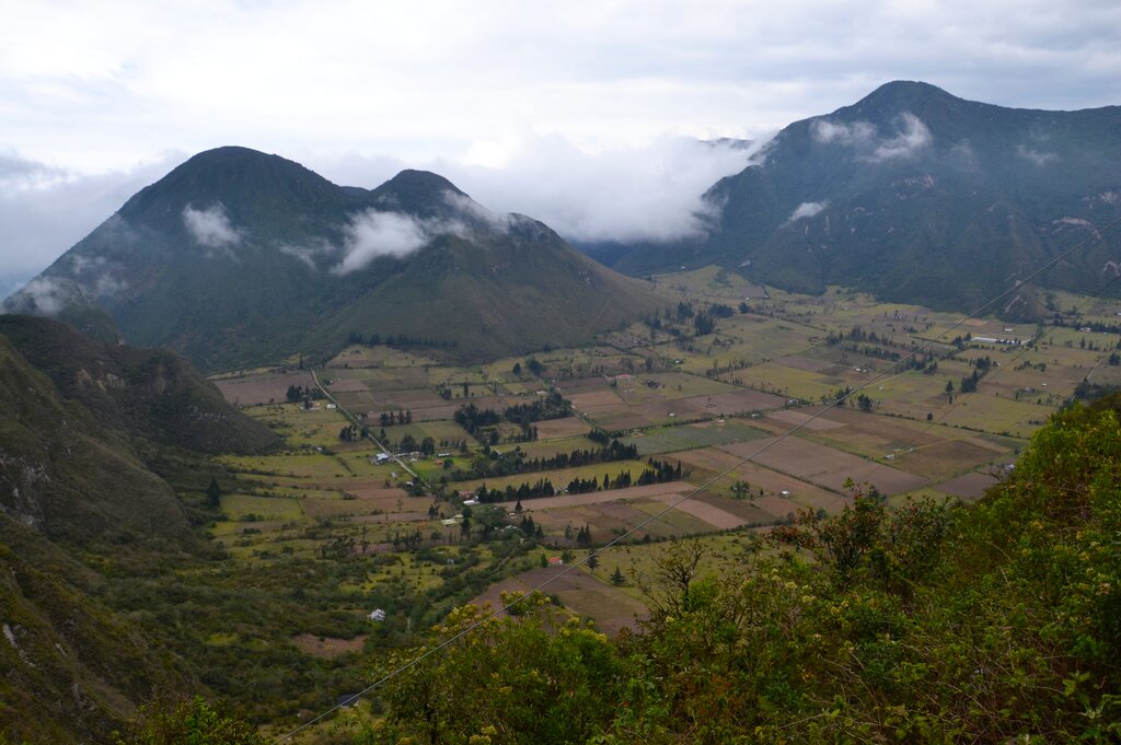 View of the Pululahua crater