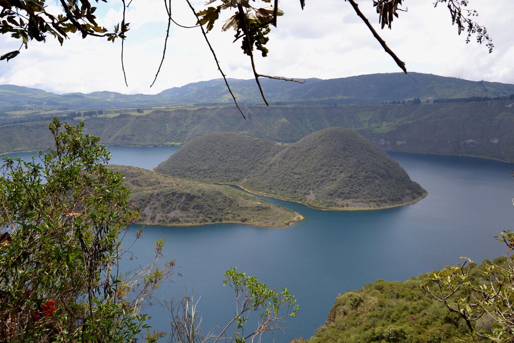 Hiking around Cuicocha Lagoon