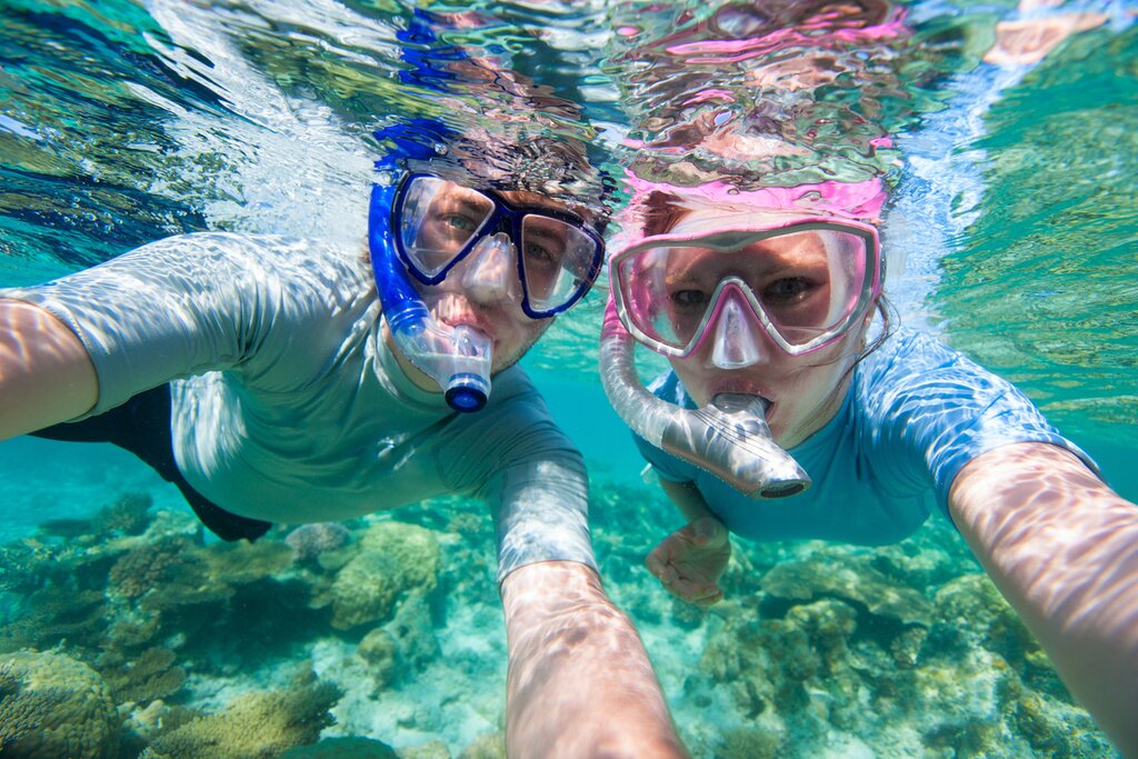 Snorkeling at Las Catalinas Islands