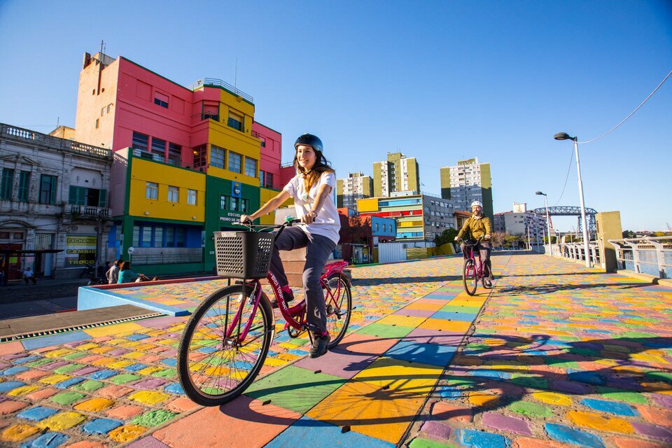 Private Urban Bike Tour Buenos Aires, Heart of the City - South Circuit