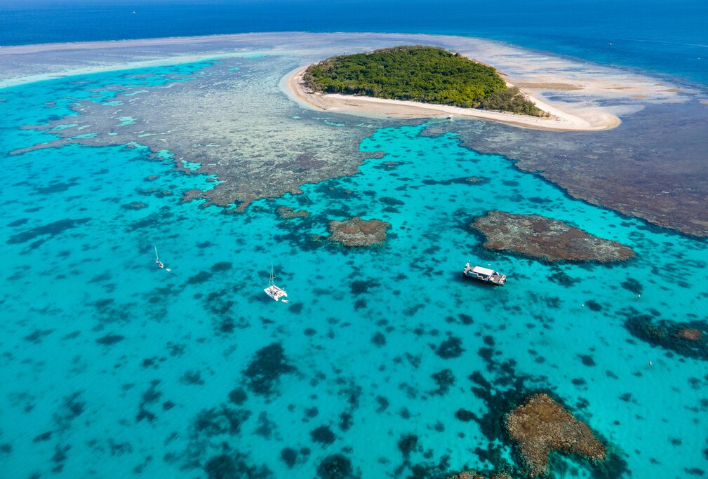 Explore the Great Barrier Reef in style