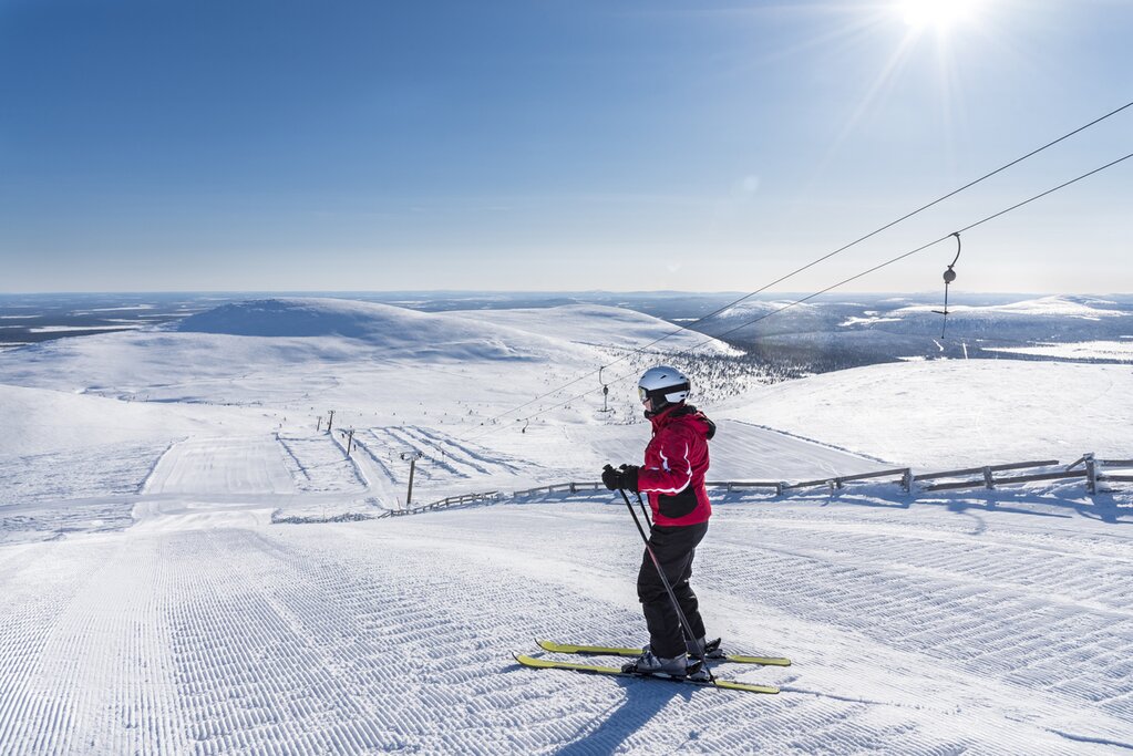 Skiiers will relish Lapland's reliable fresh powder and groomed trails